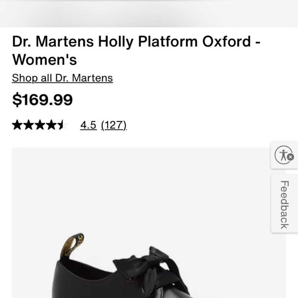 Dr. Martens Holly Black Platform
Oxford - Picture 2 of 4